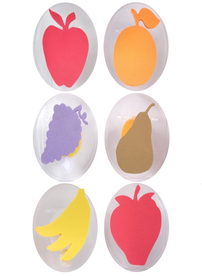 READY 2 LEARN Giant Stampers - Fruit - Set of 6 - Easy to Hold Foam Stamps for Kids - Arts and Crafts Stamps for Displays, Posters, Signs and DIY Projects - Image 1